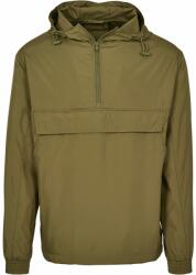 Build Your Brand Belebújós férfi dzseki - Olív | 2XL (BY096-1000285385)