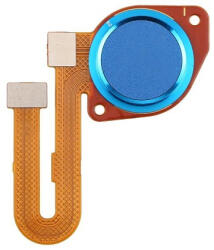 Motorola Moto G9 Play ujjlenyomat érzékelő flex kábel, átvezető fólia kék, gyári