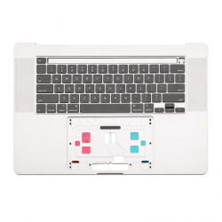  Apple Macbook Pro 16" 2019 A2141 billentyűzet kerettel ezüst, gyári (USA verzió)