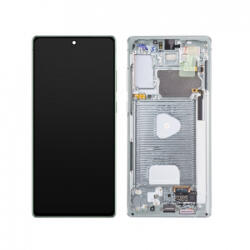 Samsung N980F Galaxy Note 20 LCD Kijelző+Érintőüveg+Keret, Zöld (GH82-23495C, GH82-23733C) Service Pack