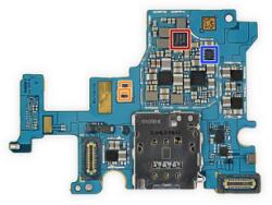 Samsung F900 Galaxy Fold sim kártya olvasó flex kábel, átvezető fólia (NYÁK, PCB panel) gyári