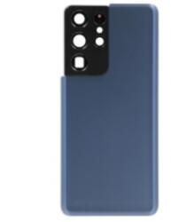 Samsung Galaxy S21 Ultra 5G akkufedél (hátlap) kamera lencsével és ragasztóval kék, gyári