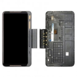 ASUS ZS660KL ROG Phone II előlap keret, lcd kijelző és érintőpanel, fekete OEM