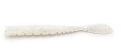 Mustad Aji Worm Fla-Fla 5cm White Glow Glitter (F1.M.FLA2007)
