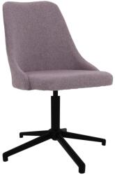 vidaXL Scaun de bucătărie pivotant, gri taupe, material textil (330900)