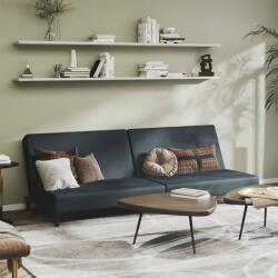 vidaXL Canapea extensibilă cu 2 locuri, albastru, catifea (337298) Canapea