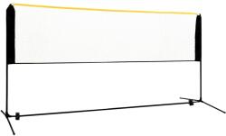 vidaXL Plasă de badminton reglabilă, 300x103x94-158 cm, metal (93369)