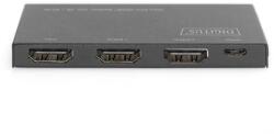 ASSMANN Switch HDMI 4K, Digitus DS-45322, ultra slim, 2 x HDMI, Negru (DS-45322)