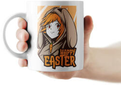 Partikellékek Boldog húsvétot anime bögre