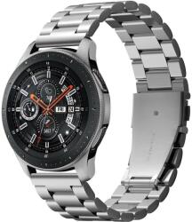 Samsung Galaxy Watch (46mm) SM-R800 / R805, fém pótszíj, Spigen Modern Fit, ezüst - tok-shop