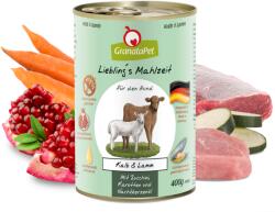 GranataPet Liebling´s Mahlzeit borjú és bárány konzerv 400 g 6db - dogshop