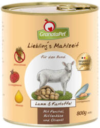 GranataPet Liebling´s Mahlzeit bárány és burgonya konzerv 800 g 6db - dogshop