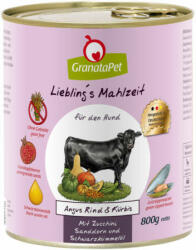 GranataPet Liebling´s Mahlzeit Angus marha és sütőtök konzerv 800 g 6db