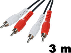 Thunder Germany SC94-3 sztereo jelkábel (RCA - RCA) - (3 m) - mkaudio
