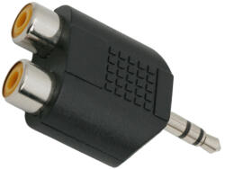 MK Audio ADP-816 Átalakító (2xRCA mama - 3, 5 mm Jack papa) Sztereó