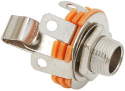 Thunder Germany JCK-142 6, 3 mm Jack aljzat, mono, Fém ház - mkaudio