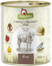 GranataPet Liebling´s Mahlzeit PUR marha konzerv 800 g 6db