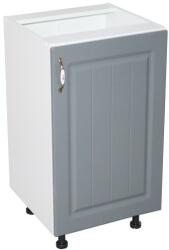 Spectral Mobila Corp inferior 45 cu 1 usa Zebra MDF gri dungi
