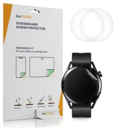 kwmobile Set 3 Folii protectie pentru Huawei Watch GT 3 (42mm), Kwmobile, Polimer, Transparent, 56985.1 (56985.1)