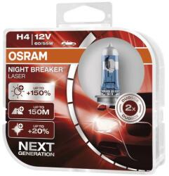 OSRAM Autó izzó H4 55W 12V 64193 NBL, 2db 3132260613 (3132260613)