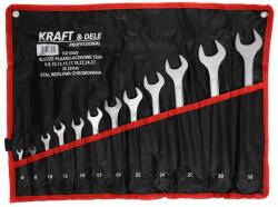 Kraft&Dele Csillag-villáskulcs készlet, falra akasztható 12db 6-32mm KD10926 (KD10926)