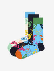 Happy Socks Dog Set de 3 perechi de șosete Happy Socks | Albastru | Bărbați | 36-40