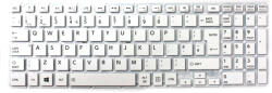 Toshiba Tastatura Laptop, Toshiba, Satellite P50-C-11P, fara rama, alba, UK (Tos22ukwhite-MQ69)