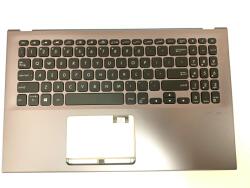 ASUS Carcasa superioara palmrest cu tastatura Laptop, Asus, VivoBook X512, X512FA, X512DA, X512DK, X512UA, X512UB, P1504UA, F512UA, S512UA, iluminata, gri, layout US (caseasus67grey-AU0)