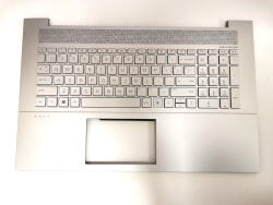 HP Carcasa superioara cu tastatura palmrest Laptop, HP, Envy 17-CG, 17T-CG, L87983-001, AM2V2000230 (casehp26-AU0)