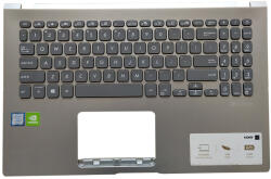 ASUS Carcasa superioara cu tastatura palmrest Laptop, Asus, VivoBook 15 X509, X509F, X509FA, X509FB, X509FJ, X509FL, X509JA, X509JP, X509MA, US (caseasus52-AU0)