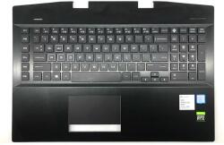 HP Carcasa superioara cu tastatura palmrest Laptop, HP, Omen 5 Plus 17-CB, TPN-C144, L57378-001, AM2K0000500, AM2K0000320, iluminata RGB, layout US (casehp47-AU0)