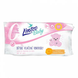 Linteo Baby Soft and Cream körömvirággal 120db