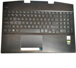 HP Carcasa superioara cu tastatura palmrest Laptop, HP, Omen5 Air 15-DH, TPN-143, AM2JZ000430, L57325-271 (casehp31-AU0)