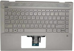 HP Carcasa superioara palmrest cu tastatura Laptop, HP, Pavilion 54G7ATATP10TEEP, 910300195620, DD1851, L19191-251, SP5CD8214Q9H (casehp18-AU1)