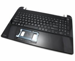 Toshiba Carcasa superioara cu tastatura palmrest Laptop, Toshiba, Satellite L50-B, negru, layout us (casetos3black-AU0)