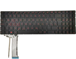 ASUS Tastatura Laptop, Asus, ROG GL551, GL551J, GL551JK, GL551JM, GL551JW, GL551JX, enter mare (UK) layout SP (asus11isp-AU2)