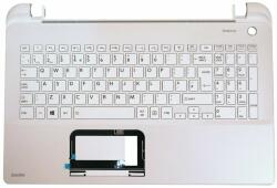 Toshiba Carcasa superioara cu tastatura palmrest, Toshiba, Satellite L50-B, A000295780, alba uk (casetos3white)