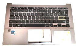 ASUS Carcasa superioara cu tastatura iluminata palmrest Laptop, Asus, VivoBook S14 S435, S435EA, US (caseasus53-AU0)