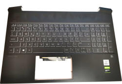 HP Carcasa superioara cu tastatura palmrest Laptop, HP, Pavilion Gaming 16-A, 16T-A, M02040-001, M02040-271, 46G3JTATP2A (casehp35-AU0)
