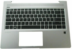 HP Carcasa superioara palmrest cu tastatura iluminata Laptop, HP, ProBook 440 G6, 445 G6, 440 G7, 445 G7, L44588-001, ZHAN 66 Pro 14 G2, ZHAN 66 Pro 14 G3, argintiu, layout US (casehp40-AU0)