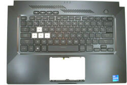 ASUS Carcasa superioara cu tastatura palmrest Laptop, Asus, TUF FX516, FX516PR, FX516PC, FX516PM, FX516PE, FX516PCZ, 90NR0651-R31UI0, cu iluminare, layout US (caseasus63-AU0)