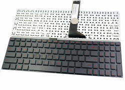 ASUS Tastatura Laptop ASUS K550 fara rama us rosie (asus41redus)