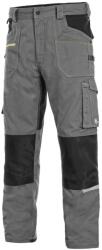 CXS Munkavédelmi deréknadrág CXS STRETCH - Szürke / fekete | 58 (1020-027-710-58)