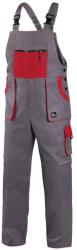 CXS Kantáros munkavédelmi nadrág CXS LUXY ROBIN - Szürke / piros | 60 (1030-006-705-60)