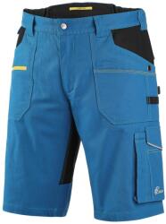 CXS Munkavédelmi rövidnadrág CXS STRETCH - Közép kék / fekete | 52 (1060-027-440-52)
