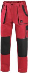 CXS Munkavédelmi nadrág CXS LUXY JOSEF - Piros / fekete | 68 (1020-006-260-68)