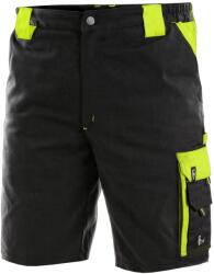 CXS Munkavédelmi rövidnadrág SIRIUS BRIGHTON - Fekete / sárga | 62 (1060-001-802-62)