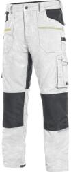CXS Munkavédelmi deréknadrág CXS STRETCH - Fehér / szürke | 48 (1020-027-109-48)