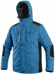 CXS Férfi téli kabát CXS BALTIMORE - Közép kék / fekete | XXL (1210-096-440-96)