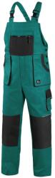 CXS Kantáros munkavédelmi nadrág CXS LUXY ROBIN - Zöld / fekete | 58 (1030-006-510-58)